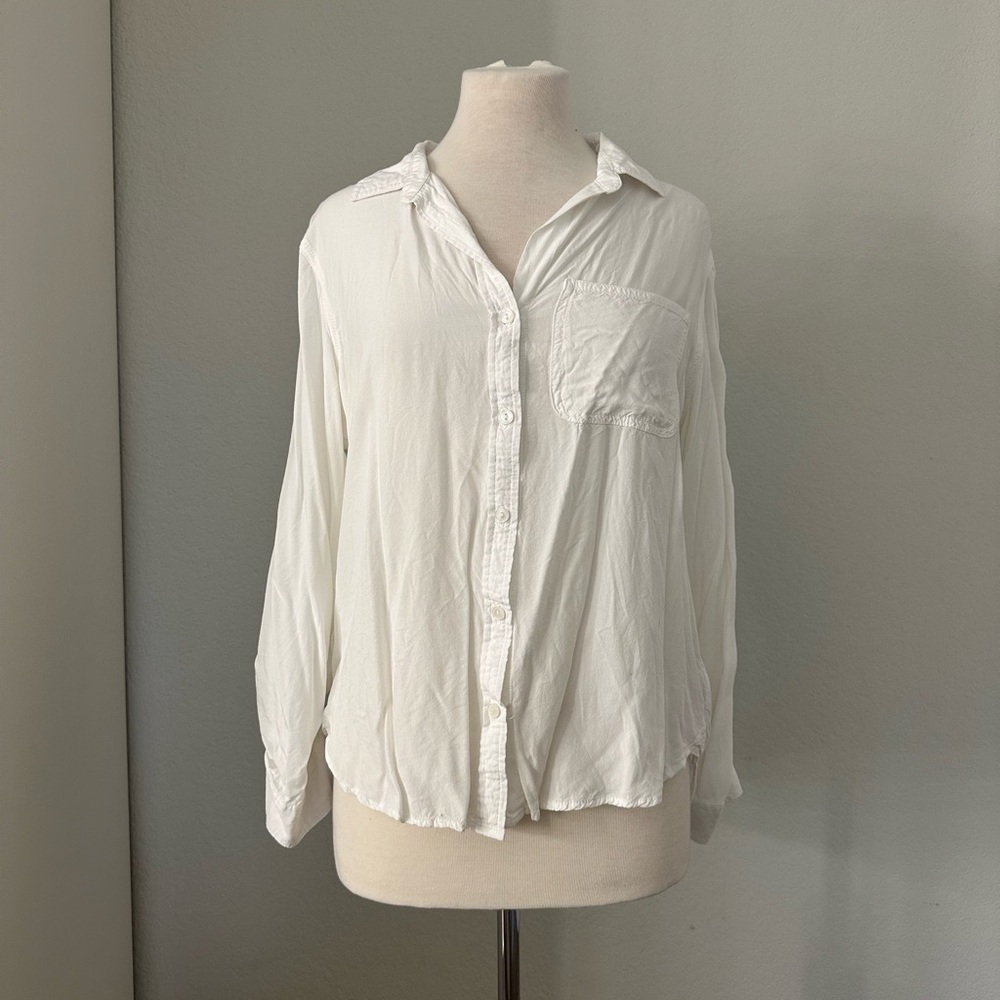 Velvet heart button down shirt